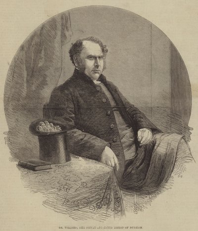 Dr Villiers, the Newly-Appointed Bishop of Durham by Gustave Janet